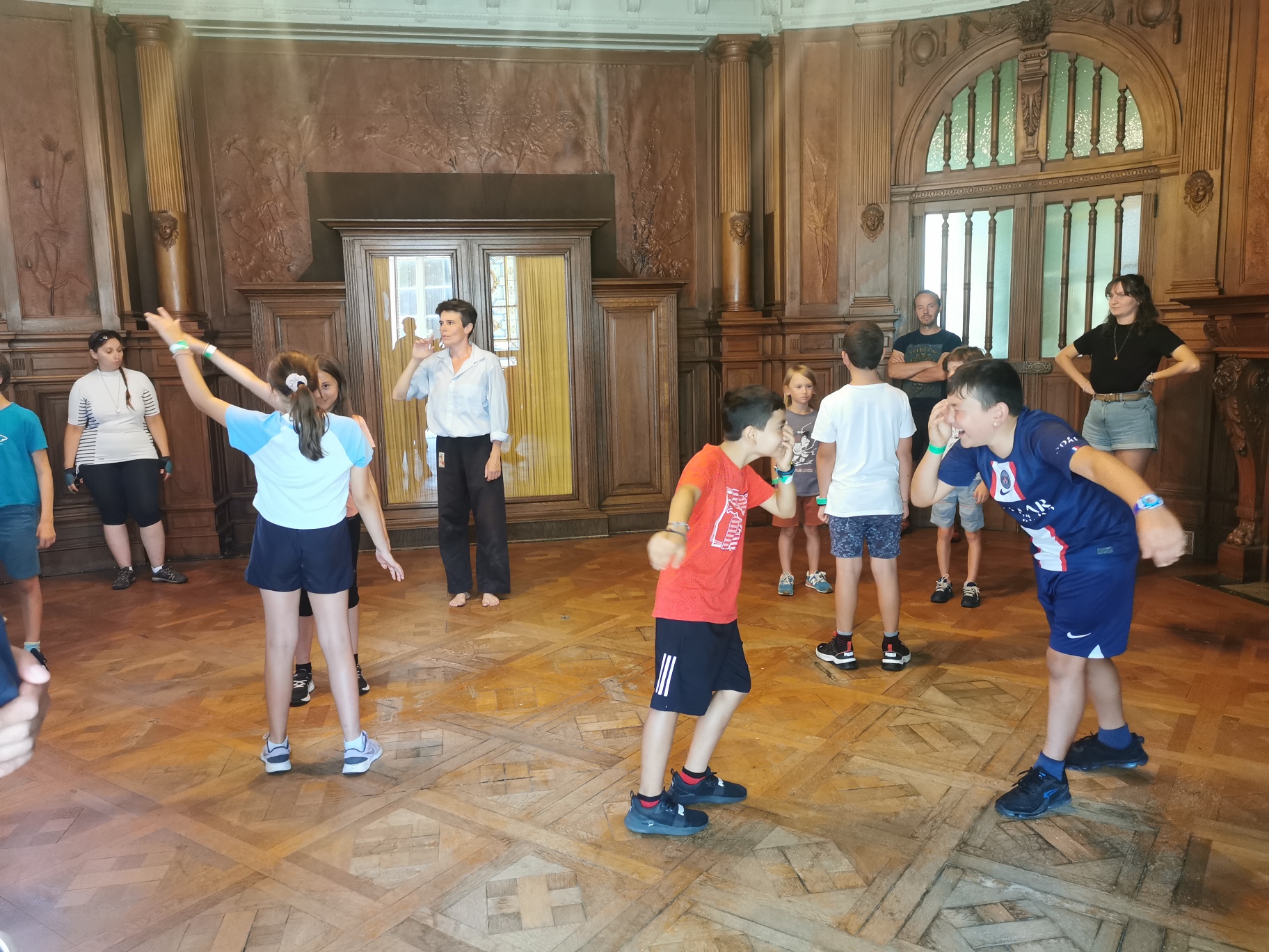 Atelier théâtre enfants C'est mon patrimoine 2023